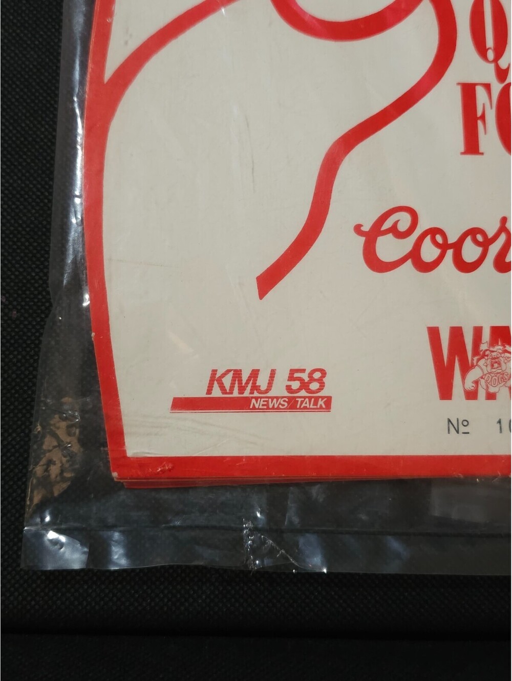 (6pc) New VTG Fresno State Football Coors Light Hand Advertisement WAC - SEALED - Picture 4 of 9